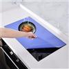 KitchenRaku 61x53cm Tappetino protettivo per piano cottura a induzione, Antiscivolo tappetino protettivo per piano cottura a induzione in silicone (magnetico), Tappetino multifunzionale in silicone