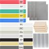 CEIEVER Bacchette Plastica per Saldatura 106 Pezzi,CEIEVER Aste Saldatura ABS/TPO/PE/PP/PC/PA/PU Filo di Saldatura per la Riparazione di Saldature di Plastica