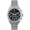 Breil Orologio BAMBINO GROW UP quadrante MONO-COLORE NERO movimento CRONOGRAFO QUARZO e BRACCIALE ACCIAIO ARGENTO EW0712
