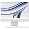 APPLE IMAC 24" CHIP M3 8 CORE CPU 8 GPU 2023 8GB RAM 256GB SSD SILVER SIGILLATO