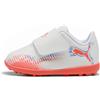 PUMA Scarpe da calcio FUTURE 8 PLAY TT per bimbi ai primi passi, Scarpe, Bianco/Nero/Glowing Rosso, 19