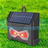 LANMOU Ultrasuoni Repellente Gatti, Repellente per Animali Impermeabile IP66 per Giardino con Luce LED Lampeggiante Alimentazione Solare/Carica USB, Dissuasori per Piccioni