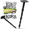 Instalguru 50x Ancoraggi Terreno Picchetti 15 cm Chiodi Picchetti Terra Punta Tessuto Diserbante Telo Giardino Pellicola Pacciamatura Rete Talpe Telo Multiuso Copertura Sabbiera Robusto