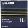 YAMAHA SA11 Corde per Chitarra Acustica - Custom Light (011-052), 80/20 Bronze