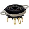 Belton VTB9-ST1, zoccolo noval da chassis in micalex, GOLD pins