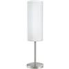 EGLO - TROY 3 LAMPADA ABAT-JOUR DA TAVOLO E27 1 LUCE 100W VETRO BIANCO 85981