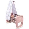Smoby (TG. large) Smoby Baby Nurse-Culla per Bambole con baldacchino, 220373 - NUOVO