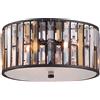 Elstead Lighting Gemma plafoniera 3x60 W trasparente-marrone HK-GEMMA-F-VBZ