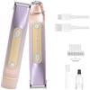 GBKDQQ Rasoio intimo donna 2 in 1 rasoio elettrico a doppia testa, bikini trimmer donna zona intima, ricarica USB e IPX6 impermeabile per rasatura bagnata/asciutta per ascelle, gambe, braccia