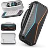 Lmcpa Duro Custodia per Console Nintendo Switch 2 2025, Borsa da Viaggio con 10 Cartucce di Gioco, PC Custodia Rigida Portatile Protettiva per Console Nintendo Switch 2 2025 e Accessori, Nero