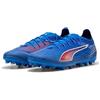 PUMA Scarpe da Calcio Unisex Ultra 6 PRO MG, Ultra Blue PUMA White Glowing Red, 39 EU