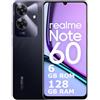 realme Note 60 Smartphone 6+128 GB, garanzia di fluidità ArmorShell di 48 mesi, fotocamera da 32 MP, display Eye Comfort da 90 Hz, mini Capsule 2.0, batteria da 5000 mAh, black t(nessun adattatore)