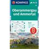 Kompass 05 oberammergau und ammertal: 3in1 Wanderkarte, mit Aktiv Guide inklusive Karte zur offline Verwendung in der KOMPASS-App. Fahrradfahren. Langlaufen.