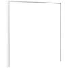 Composad | Cornice per Armadi AR8996/AR8998/AR9006 della Linea Systema, Fascia per Armadio, Colore Bianco, Made in Italy