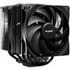 be quiet! Pure Rock Pro 3 Black dissipatore, capacità di raffreddamento elevatissima, 6 heatpipe da 6 mm ad alte prestazioni, 2 ventole PWM Pure Wings 3 da 120 mm, compatibile con liquid metal