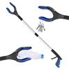 UKOFEW Pinza Telescopica, Pinza Prensile, Pinza Pieghevole 82CM, Pinza Raccogli Oggetti, Pieghevole, 82cm, per la Raccolta Domestica, Raccolta All'Aperto e Raccolta Dei Rifiuti In Punti Panoramici (Blu)
