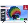Thomson TV QLED 43 Pollici Google TV HDR Triple Tuner Smart 4K Ultra HD Televiso