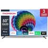 Thomson Smart TV QLED 50'' 126cm Google TV Android 11 Modello 50QG4S14 4K HDR