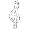 Bling Jewelry Spilla Grande Con Chiave Di Violino Classica Per Musicisti Donne Adolescenti Insegnanti Studenti. Argento Sterling .925