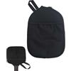 TUKEVA Copri racchetta per pickleball con tasca in rete per cordino Coperchio per Pickleball Racchetta Custodia protettiva in neoprene per pagaia da pickleball per racchette da pickleball (Nero)