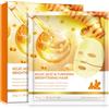 CiAIplw Kojic Acid Turmeric Brightening Mask - Maschera al collagene per il Viso, Rassodante e Idratante, Affinamento dei Pori, Trattamento Delle Rughe, Uniforma il Tono Della Pelle, 4pcs