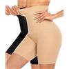 Blitshape Pantaloncini Contenitivi Donna Pancera Guaina Mutanda Contenitiva Slip Contenitivo Pancia Piatta Intimo Modellante Snellente Antisfregamento Beige M/L