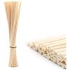 Lahviuu Bastoncini per Diffusore 50 Pezzi Bastoncini in Legno di Rattan Naturale per Profumatori, Ricarica per Diffusore Ambiente per Spa Camera Casa Ufficio (25cmx3mm, Naturale)
