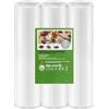 TTSTOIEE Sacchetti sottovuoto per alimenti 3 rotoli, sacchetti sottovuoto 30 x 500 cm, 150 µm | Senza BPA/Pellicola sigillante per macchine sottovuoto, conservazione degli alimenti, cottura sous-vide