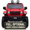 Auto Macchina Elettrica Jeep Wrangler Rubicon 12V per Bambini porte apribili Con