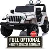 Auto Macchina Elettrica Jeep Wrangler Rubicon 12V per Bambini porte apribili Con