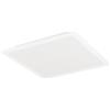 Eglo Plafoniera a LED Bottazzo, con interruttore, pannello ultra sottile retroilluminazione, in metallo e plastica bianca, colore luce: bianco caldo/bianco neutro/bianco freddo