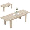 HOMCOM Tavolo da pranzo estendibile, da 180 a 260 cm, per 6-10 persone, in legno | Aosom Italy