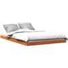 vidaXL Giroletto Marrone Cera 140x200 cm in Legno Massello di Pino, Mobile Camera da Letto, Letto, Rete Letto, Arredamento Camera da Letto, Base Letto
