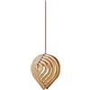FanXus Lampadario in legno nordico a forma di cuore lampada in legno gabbia per uccelli lampada da soffitto moderna per sala da pranzo di design lampadario moderno, 35 cm * 30 cm Change for the better