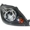 Van Wezel Faro Destro Con Scudo Lampada Ford Fiesta 10/2005-6/2008 1415694 VanWezel
