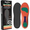 Welnove - Solette da lavoro per donne, in memory foam, comfort superiore, per fascite plantare e dolore alla spina calcaneare, assorbimento degli urti, inserti di supporto