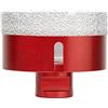 Meccion Punta per Sega a Tazza Diamantata con M14 Filetto, Punte per Trapano Diamantate per Piastrelle/Granito/Marmo/Porcellana/Vetro/Ceramica (75mm)