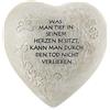 Com-Four® Decorazione funebre a Forma di Cuore, Decorazione funebre Resistente alle intemperie con Farfalle, Pietra di lutto Decorata con Dicton commemorativo