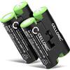 CELLONIC 2x Batteria per Navigatore GPS Compatibile con Garmin Alpha 50, Montana 700, GPSMAP 64s, 010-11874-00 - (2000mAh, 2.4V)