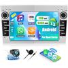 CAMECHO [2G+64G]CAMECHO Android 13 Autoradio con CarPlay/Android Auto/HiFi per Opel Corsa d/Astra h/Zafira b/Meriva/Vivaro,7 Pollici HD Schermo Navigatore WiFi RDS FM USB Bluetooth+AHD Retrocamera