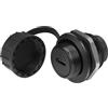 QIANRENON 10 Gbps USB C adattatore dati impermeabile USB tipo C 3.1 femmina a femmina pannello montaggio impermeabile connettore USB C passaggio Bulkhead Mount presa presa di corrente per trasmissione