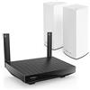 Linksys Blue Label Sistema WiFi 6 Mesh, 1 Router AX5400, 2 Nodi AX5400, per Gaming Online, 60 Dispositivi, fino a 750 m², Copertura, Filtri Famiglia Tramite l'App Linksys