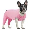 PUMYPOREITY Tuta da Recupero Cani, Body Posteriore Manica Recupero Body Chirurgico Cane Femmina Maglia Post Operazione Protettivo per Recupero Postoperatorio(Rosa, M)