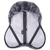 Merauno® Coprisella in Lana d'Agnello, in Lana Merino per Un Comfort ottimale, con Una Striscia in Regolabile. Adatto per Tutte Le Selle Inglesi. Colore: Naturale, Nero, Marrone, Antracite.