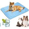 LURNODY Tappetino Refrigerante Cane e Gatto 70 * 55cm Tappetino Refrigerante per Cani Rinfrescante Autorinfrescante Non Tossico Lavabile per Animali di Piccola, Media e Grande Taglia （blu L）