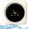 Generic Lavatrice automatica, lavatrice indipendente, asciugatrice compatta per biancheria intima, per presa a muro standard, piccola e portatile per uso domestico, portatile e asciugatrice, per app