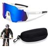 XLZJYIJ Occhiali da Ciclismo Polarizzati da Uomo e Donna, Occhiali da Sole da Ciclismo, Protezione UV400 Occhiali per Ciclismo per Ciclismo, Motociclismo, Corsa, Sci, Alpinismo, Pesca ECC attività all'Aria