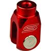 SCAR Forchetta Pedale Freno Posteriore Compatibile con BETA RR XTRAINER 125 250 300 350 390 430 480 13-26 KAWASAKI KX KXF KLXR KXX KLXR 65 250 300 450 02-26 - Rosso