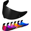 PSLER Visiera per Casco per Shoei NXR2 Z8 Visiera Colorata per RF-1400 CWR-F2 CWR-F2R X-Fifteen X15 X-SPR Pro Protezione UV per Moto Accessori di Ricambio per Visiera Protettiva(Nero Scuro)