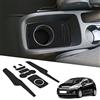 BIXUAN Fiesta 7 compatibile con Ford Fiesta MK7 2008-2012 Tappetini Antiscivolo per Console Centrale Bracciolo Tappetini in Gomma Supporto per Bevande Cuciture Antiscivolo 9 pezzi nero